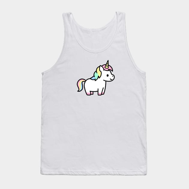 Unicorn Tank Top by littlemandyart